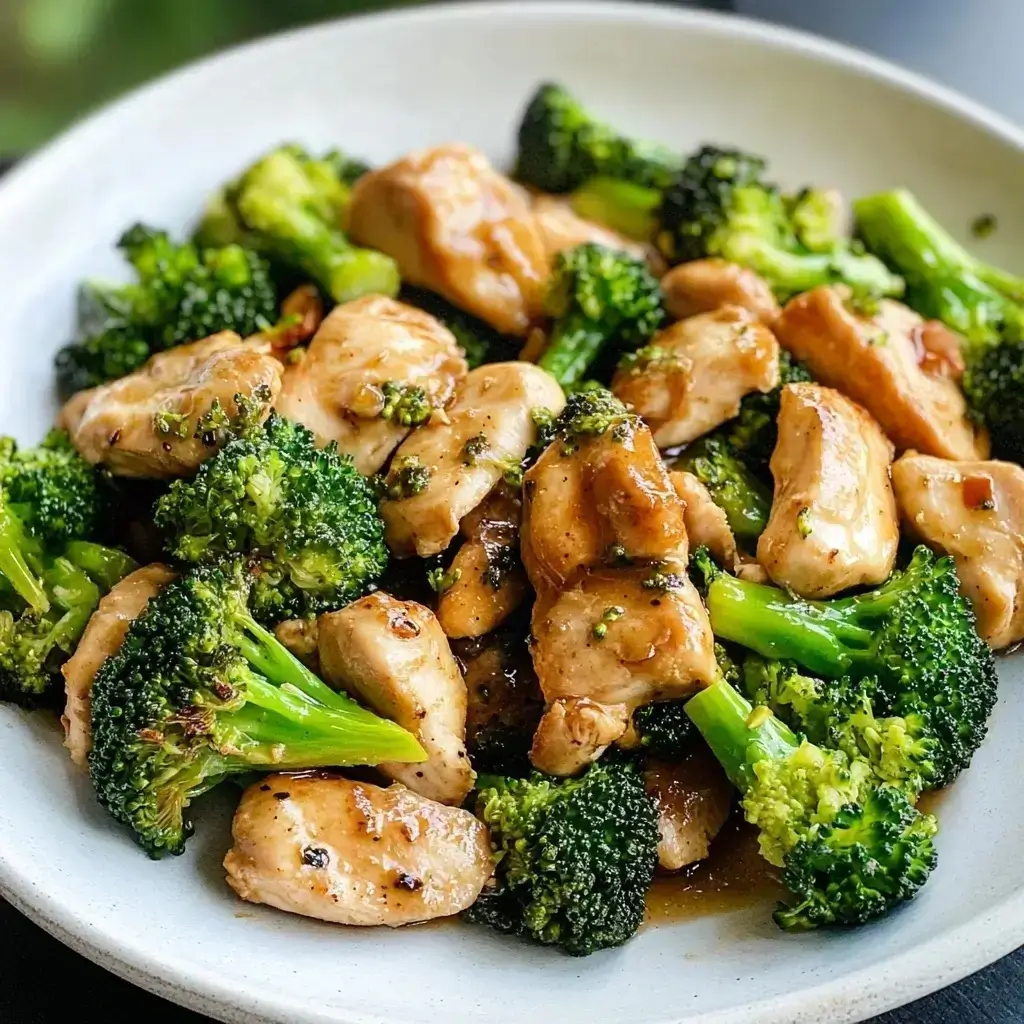 5 ingredient chicken and broccoli recipe with garlic soy sauce